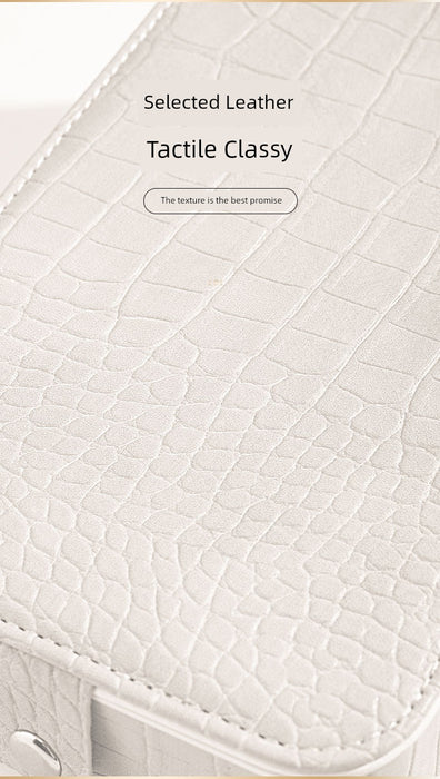 Travel Bag Mirror Desktop Desktop Cosmetic Mirror Portable with Light Women Portable Foldable Led Storage Box