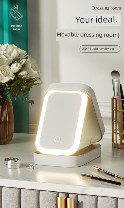 Carrying Travel Led Office Storage Smart Mirror