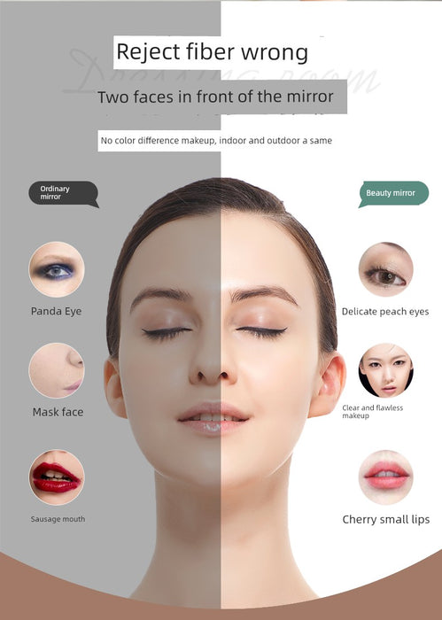 Carrying Travel Led Office Storage Smart Mirror