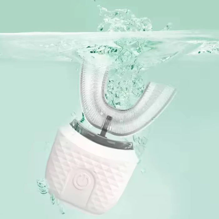 New Smart Rechargeable U-shaped Silicone Electric Toothbrush 360 Home Travel Electric Toothbrush