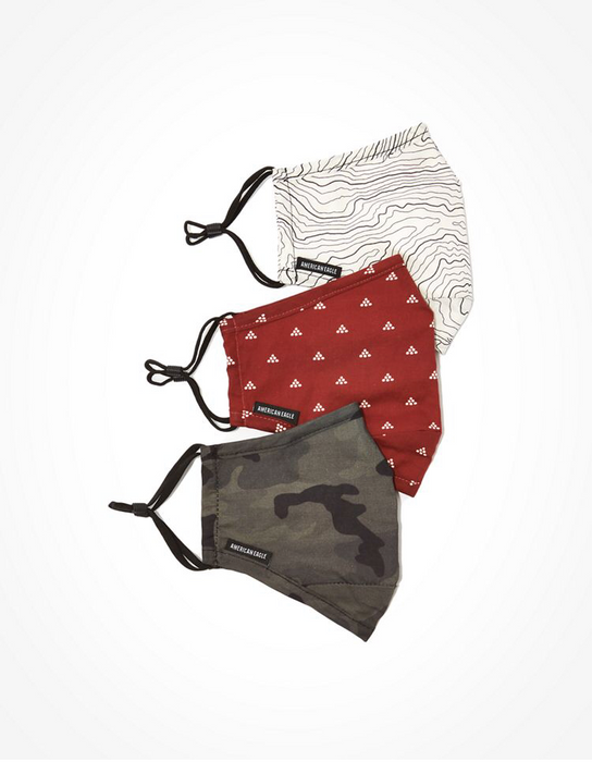 AEO Reusable Fitted Face Masks 3-Pack - Great Stuff OnlineGreat Stuff Online