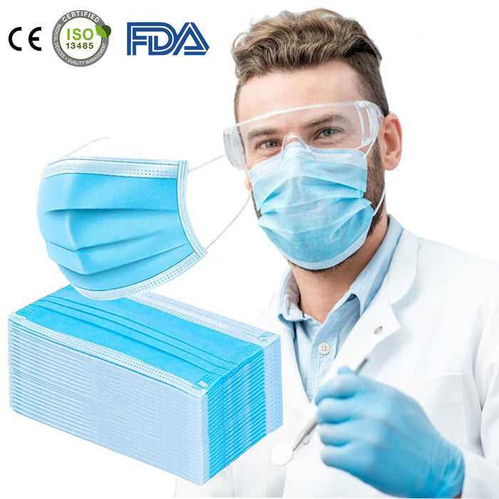 Masks Disposable 3-ply Face Mask (50 Masks Set) - Great Stuff OnlineGreat Stuff Online