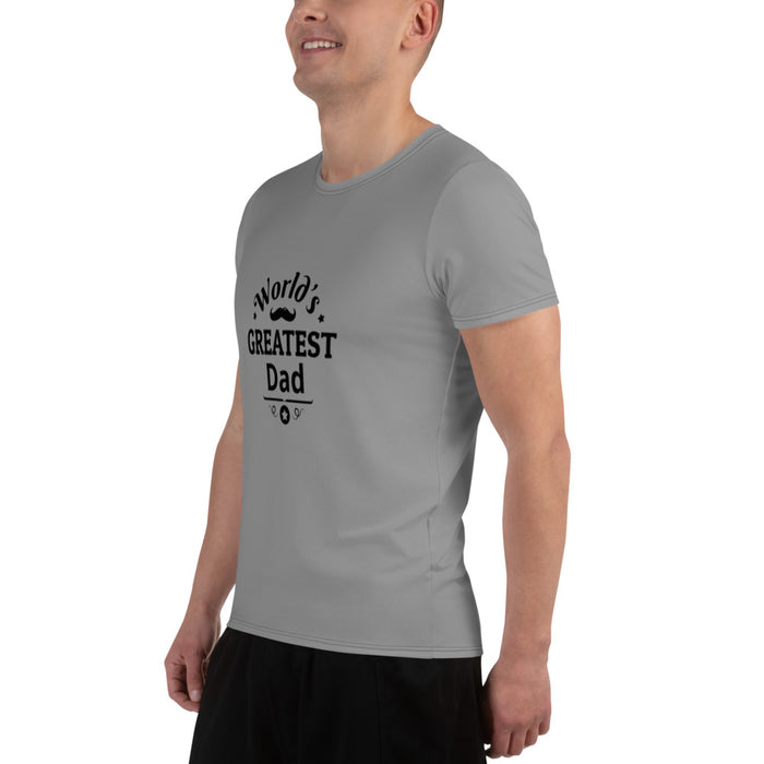 Worlds Greatest Dad Athletic T-shirt - Great Stuff OnlineGreat Stuff Online