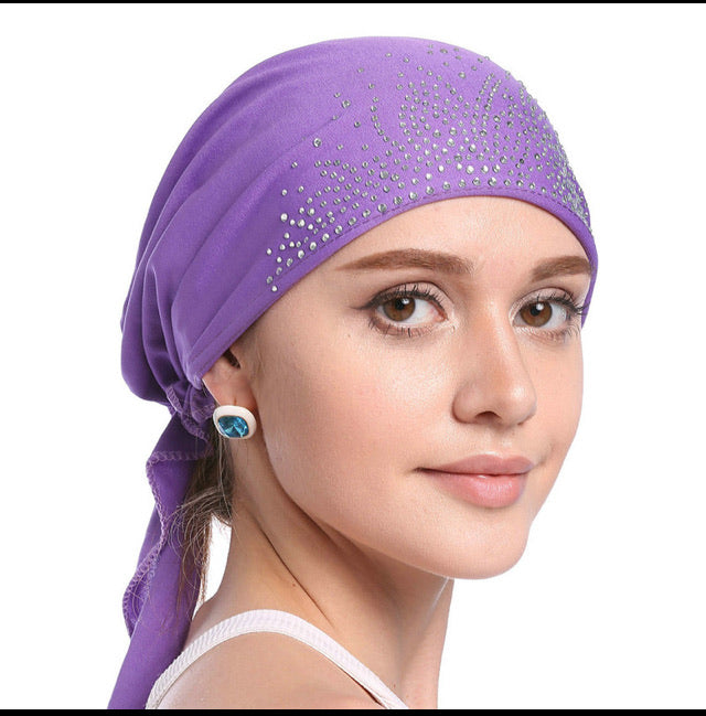 Stylish Tichel - Great Stuff OnlineGreat Stuff Online Purple