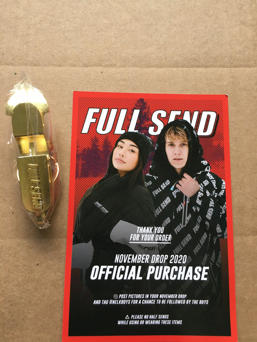 100% Authentic NELK Boys FULLSEND SHOTGUN TOOL GOLD - Great Stuff OnlineGreat Stuff Online