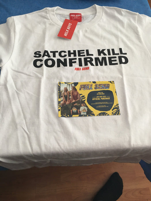 NELK Boys NELK BOYS FULLSENDSatchel Kill Confirmed TEE SIZE SMALL - Great Stuff OnlineFULLSEND