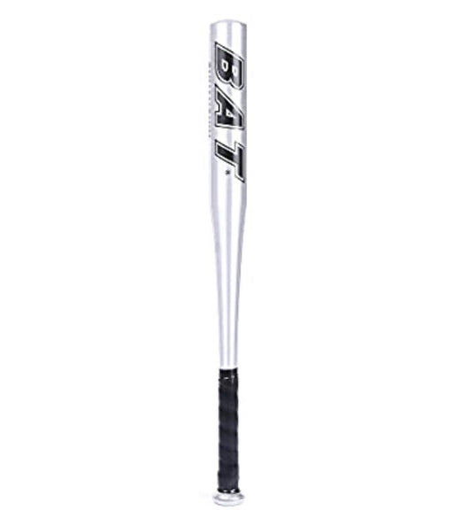 Arrives in 2 days Baseball Bat Self-Defense Softball Bat Home Defense Lightweight Aluminum Alloy 28 inch Silver - Great Stuff OnlineGreat Stuff Online