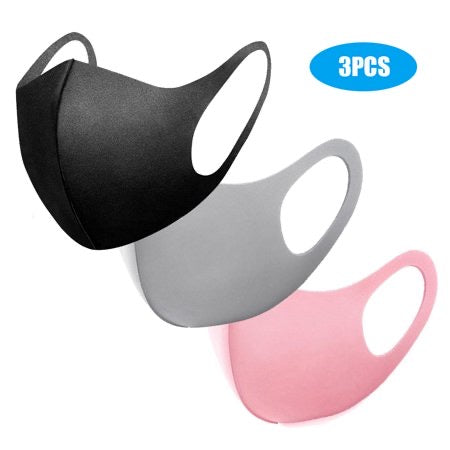 Masks 3 Pack Breathable and Washable Anti-fog Face Mask - Great Stuff OnlineGreat Stuff Online