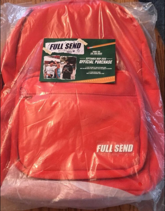 Red Authentic Nelk boys Backpack September drop - Great Stuff OnlineGreat Stuff Online