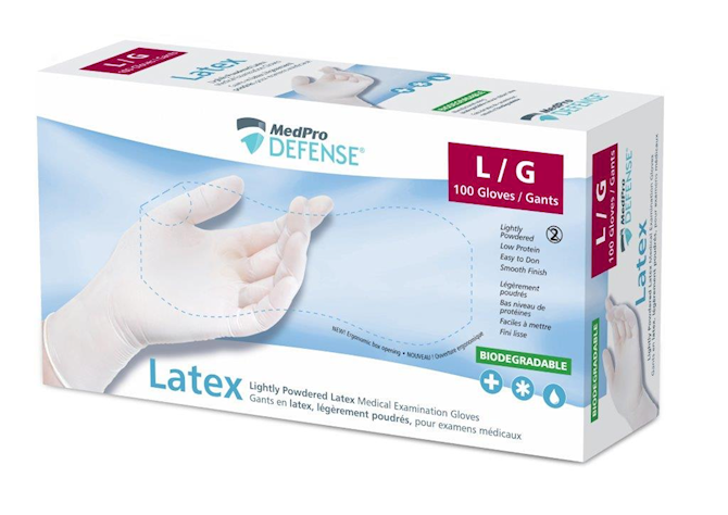 MedPro Defense™ Latex Gloves, Lightly Powdered - Great Stuff OnlineGreat Stuff Online