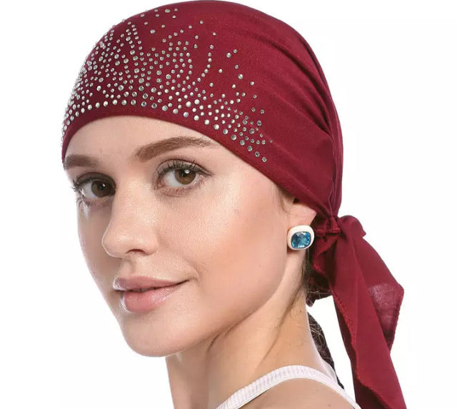 Stylish Tichel - Great Stuff OnlineGreat Stuff Online Dark Red