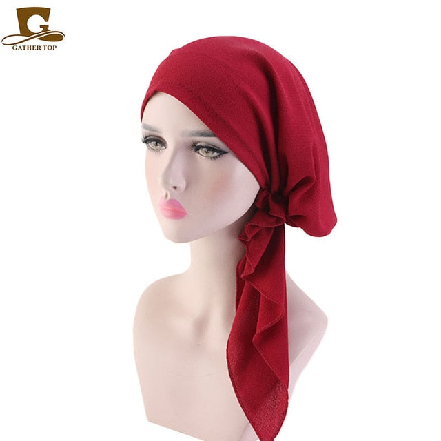 New women Tichel 2020 style - Great Stuff OnlineGreat Stuff Online Burgundy / Size fits all