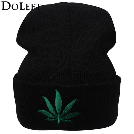 Men Women Winter Weed Leaf Hat - Great Stuff OnlineGreat Stuff Online