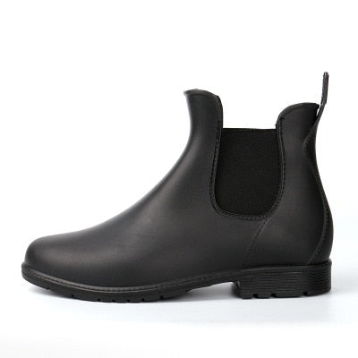 Women Ankle Rain Boots Spring Autumn Waterproof - Great Stuff OnlineGreat Stuff Online 13 / Black
