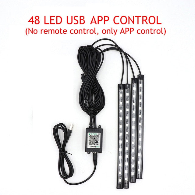Car Interior Led Tights - Great Stuff OnlineGreat Stuff Online 48 USB APP / China
