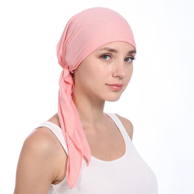 Super Comfortable Tichel - Great Stuff OnlineGreat Stuff Online Pink(Long)