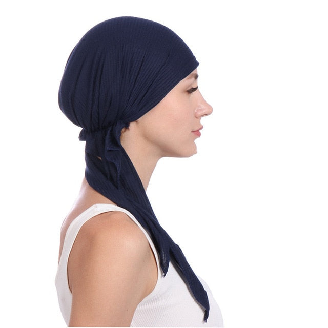 Super Comfortable Tichel - Great Stuff OnlineGreat Stuff Online Blue(Long)