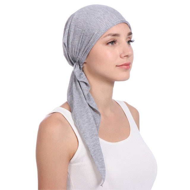 Super Comfortable Tichel - Great Stuff OnlineGreat Stuff Online Grey(Long)