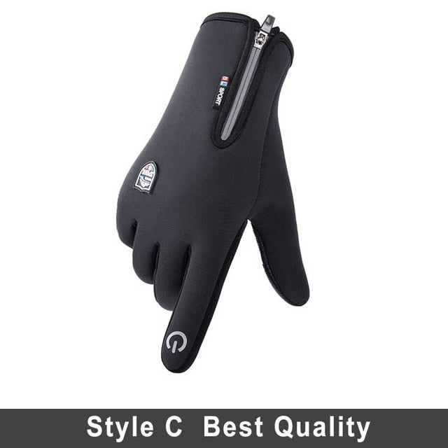 Waterproof Winter Warm Gloves Snow Ski Touch Screen Gloves - Great Stuff OnlineGreat Stuff Online C Black / L