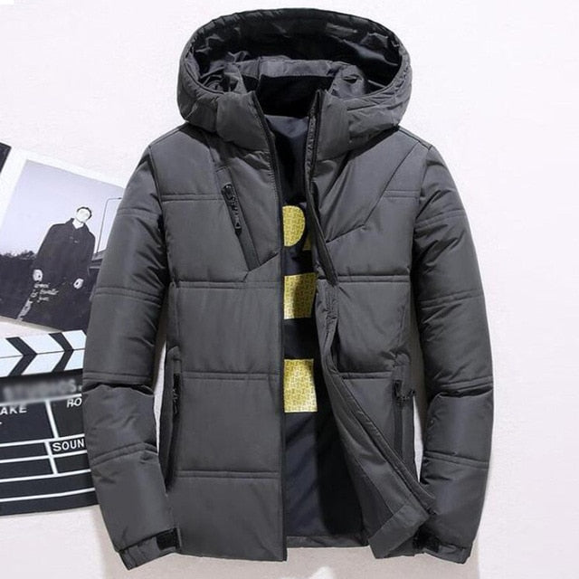 Men Casual White Duck Down Coat - Great Stuff OnlineGreat Stuff Online