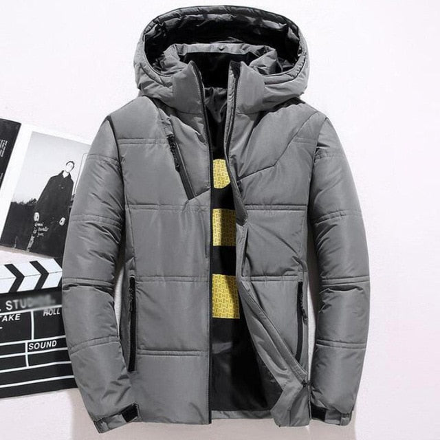 Men Casual White Duck Down Coat - Great Stuff OnlineGreat Stuff Online