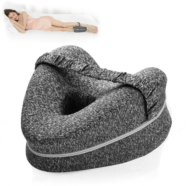 Orthopedic Memory Foam Leg Positioner Pillow Knee Support Cushion - Great Stuff OnlineGreat Stuff Online Gray
