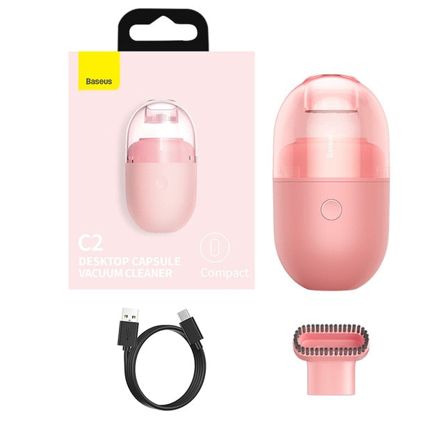 Desktop Vacuum Cleaner - Great Stuff OnlineGreat Stuff Online Pink