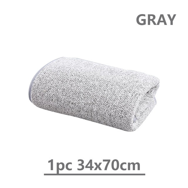 Bamboo Cotton Towel - Great Stuff OnlineGreat Stuff Online GRAY 1