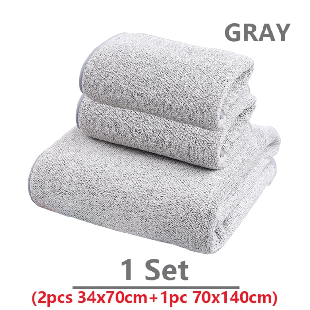 Bamboo Cotton Towel - Great Stuff OnlineGreat Stuff Online GRAY 4