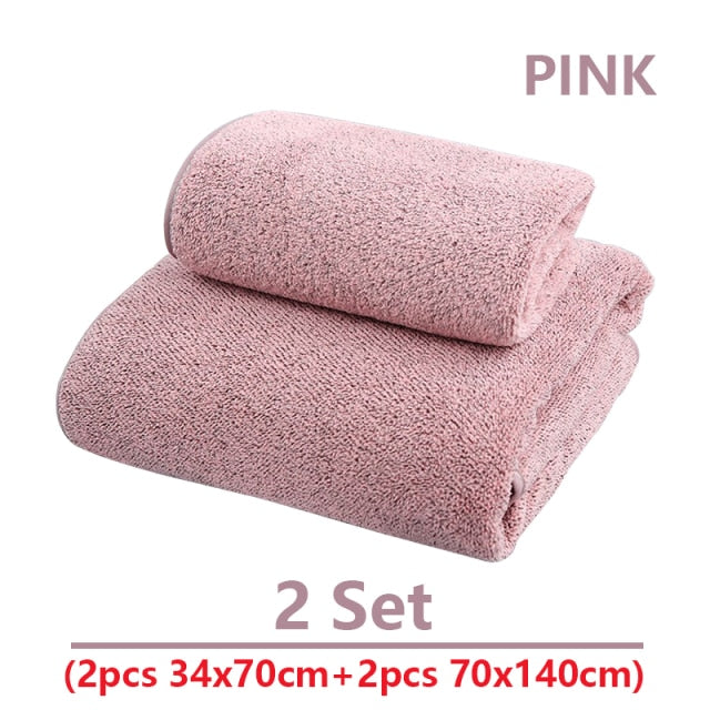Bamboo Cotton Towel - Great Stuff OnlineGreat Stuff Online PINK 5