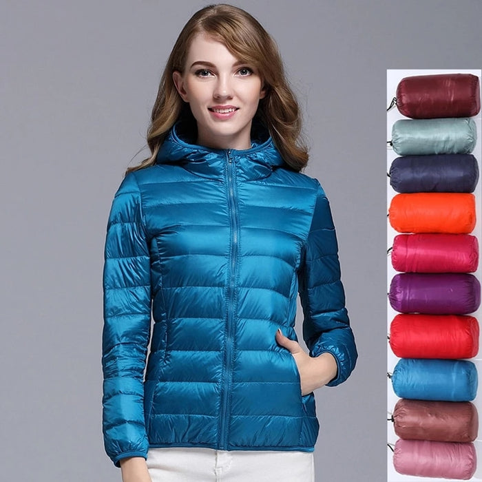 Women's Portable Ultralight Thin Duck Down Jacket - Great Stuff OnlineGreat Stuff Online