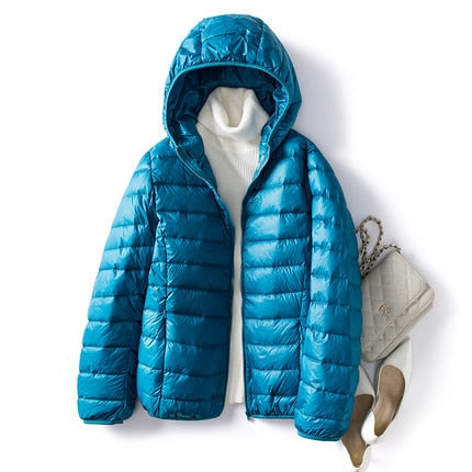 Women's Portable Ultralight Thin Duck Down Jacket - Great Stuff OnlineGreat Stuff Online Royal blue / L