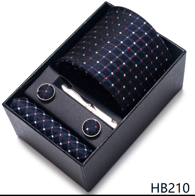 The Ultimate Luxury -- Tie, Handkerchief and Cufflink Set in a Box - Great Stuff OnlineGreat Stuff Online