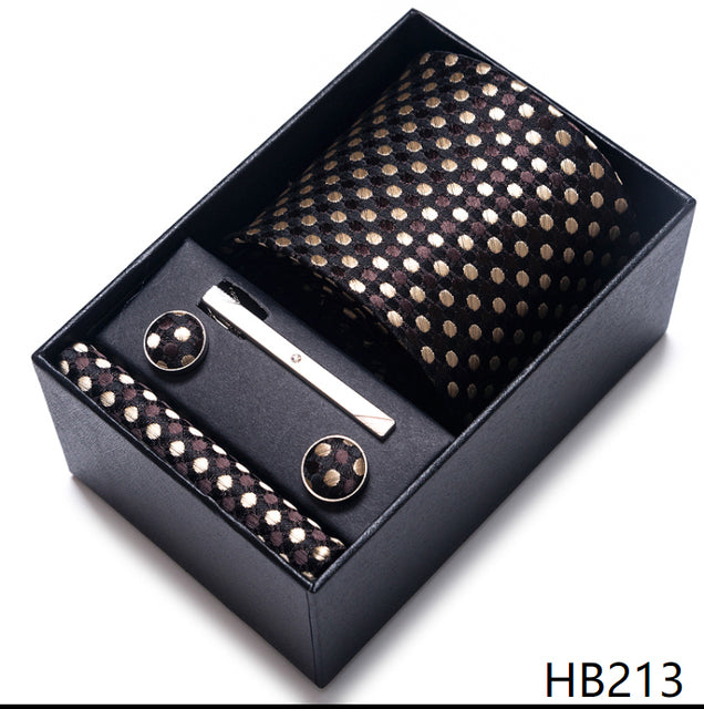 The Ultimate Luxury -- Tie, Handkerchief and Cufflink Set in a Box - Great Stuff OnlineGreat Stuff Online HB213