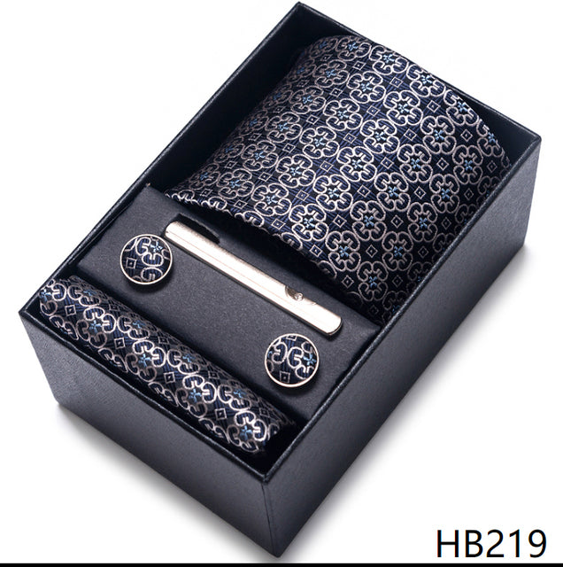 The Ultimate Luxury -- Tie, Handkerchief and Cufflink Set in a Box - Great Stuff OnlineGreat Stuff Online