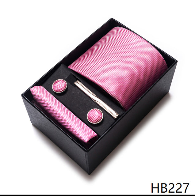 The Ultimate Luxury -- Tie, Handkerchief and Cufflink Set in a Box - Great Stuff OnlineGreat Stuff Online HB227