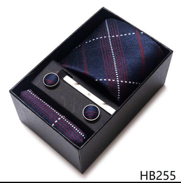 The Ultimate Luxury -- Tie, Handkerchief and Cufflink Set in a Box - Great Stuff OnlineGreat Stuff Online