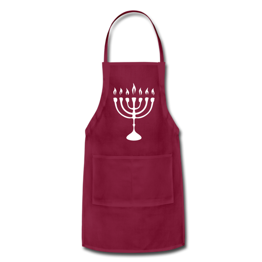 Adjustable Apron | Spreadshirt 1186 Chanukah Adjustable Apron - Great Stuff OnlineSPOD burgundy