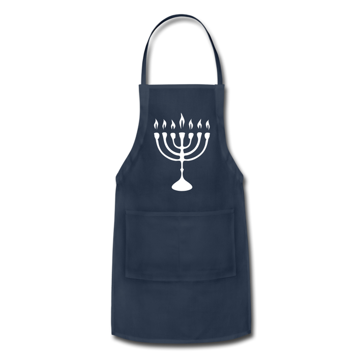 Adjustable Apron | Spreadshirt 1186 Chanukah Adjustable Apron - Great Stuff OnlineSPOD navy