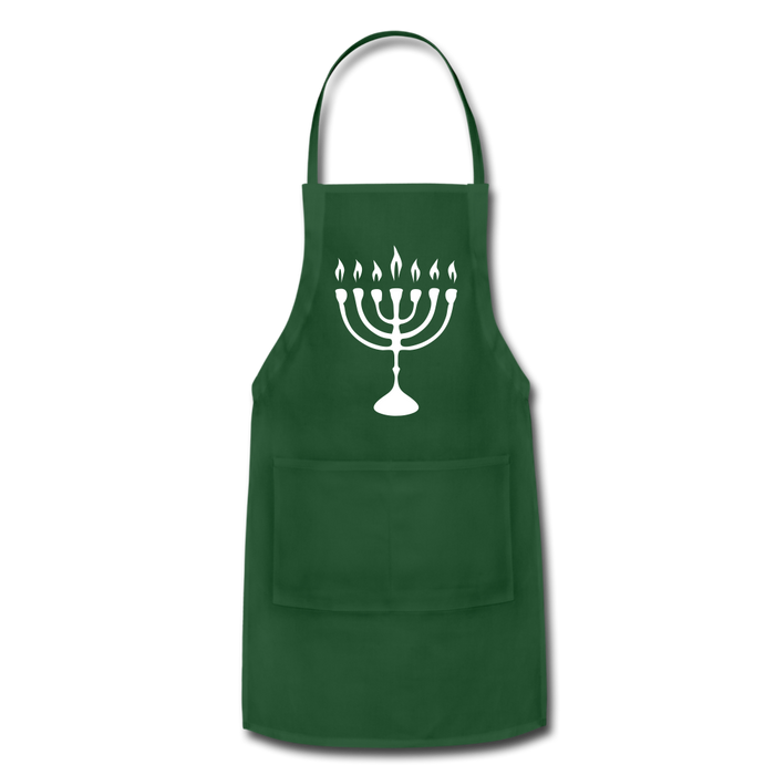 Adjustable Apron | Spreadshirt 1186 Chanukah Adjustable Apron - Great Stuff OnlineSPOD forest green