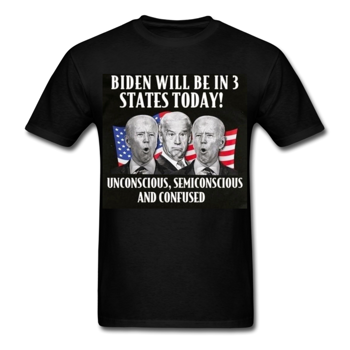 Unisex Classic T-Shirt | Fruit of the Loom 3930 Biden 3 States Unisex Classic T-Shirt - Great Stuff OnlineSPOD S