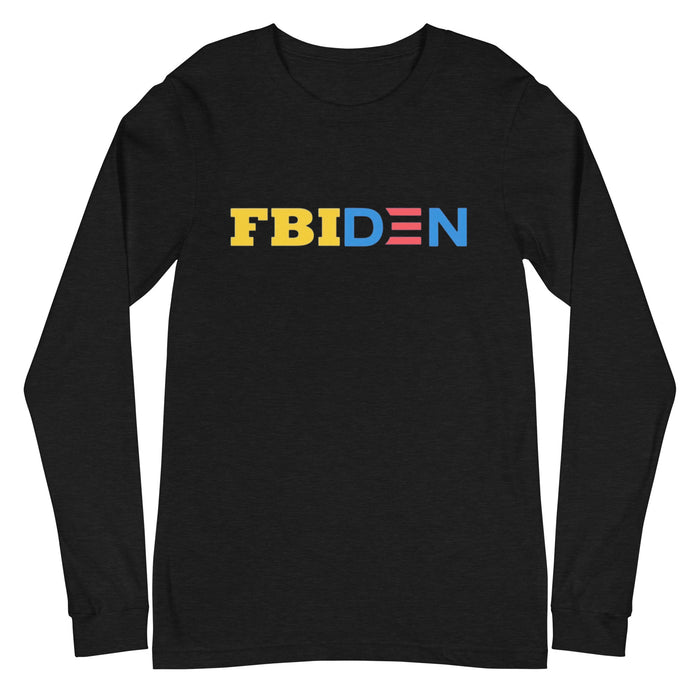 FBIDEN Unisex Long Sleeve Tee - Great Stuff OnlineGreat Stuff Online Black Heather / XS
