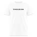 Charlie Kirk Freedom Tee - white