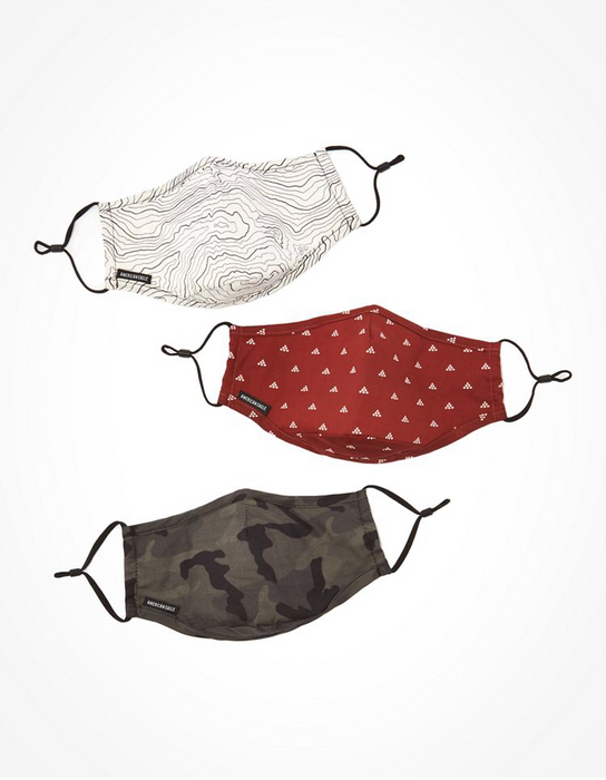 AEO Reusable Fitted Face Masks 3-Pack - Great Stuff OnlineGreat Stuff Online