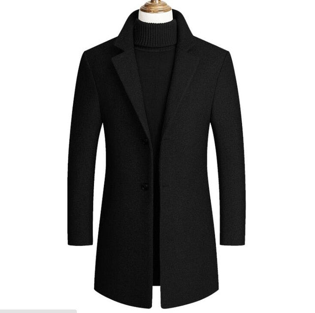Mens Winter Wool Jacket - Great Stuff OnlineGreat Stuff Online 901 black / L