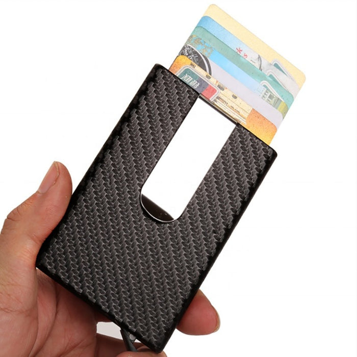Business Aluminum Wallet Automatic Slide Card Case - Great Stuff OnlineGreat Stuff Online