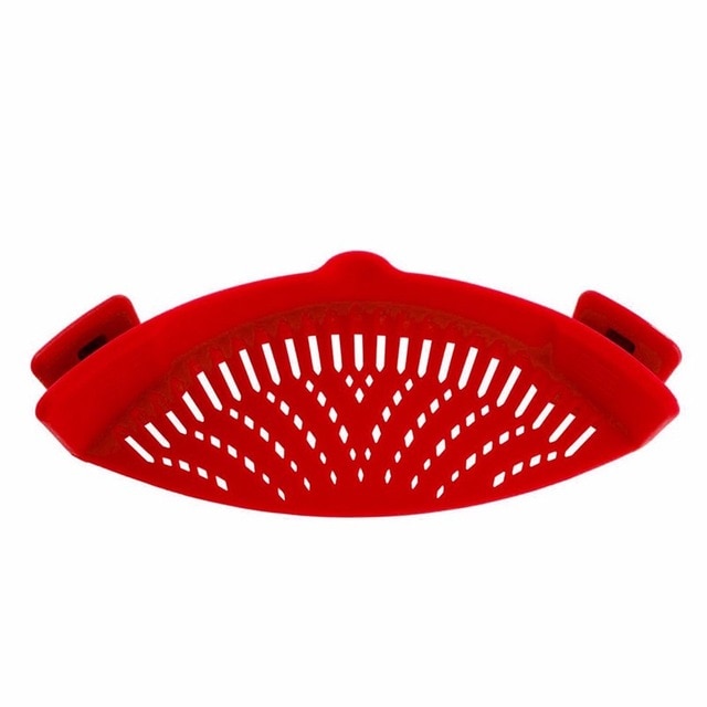 Universal Clip On Pot Strainer - Great Stuff OnlineGreat Stuff Online Red