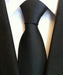 Ties Fashion Neckties Classic Men's Stripe Yellow Navy Blue Wedding Ties Jacquard Woven 100% Silk Men Solid Tie Polka Dots Neck Ties - Great Stuff OnlineGreat Stuff Online Black