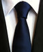 Ties Fashion Neckties Classic Men's Stripe Yellow Navy Blue Wedding Ties Jacquard Woven 100% Silk Men Solid Tie Polka Dots Neck Ties - Great Stuff OnlineGreat Stuff Online Navy