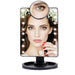 22 LED Lights Touch Magnifying Mirrors Vanity 16 Lights Bright Adjustable - Great Stuff OnlineGreat Stuff Online 16 Led Lights Black